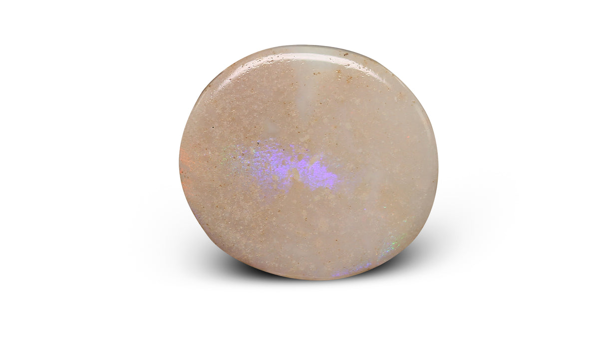 White Opal With Fire 10.92 Carats / 12 Ratti