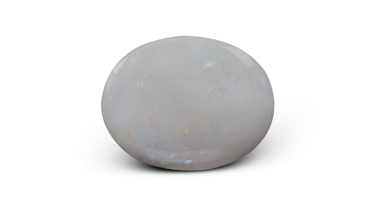 White Opal With Fire 12.98 Carats / 14.26 Ratti