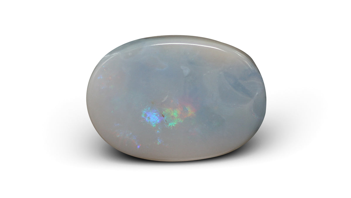 White Opal With Fire 13.29 Carats / 14.6 Ratti
