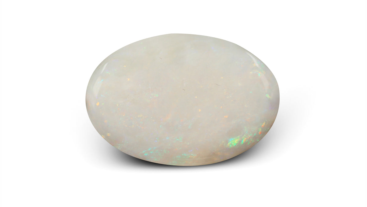 White Opal With Fire 20.46 Carats / 22.48 Ratti