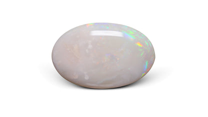 White Opal With Fire 20.23 Carats / 22.23 Ratti