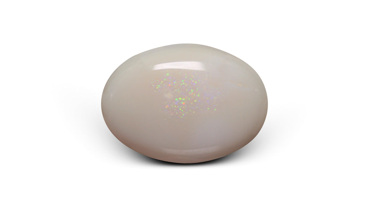 White Opal With Fire 14.65 Carats / 16.1 Ratti