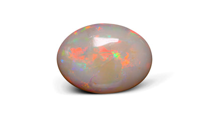 White Opal With Fire 6.64 Carats / 7.38 Ratti