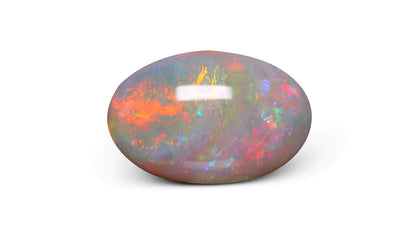 White Opal With Fire 5.56 Carats / 6.18 Ratti