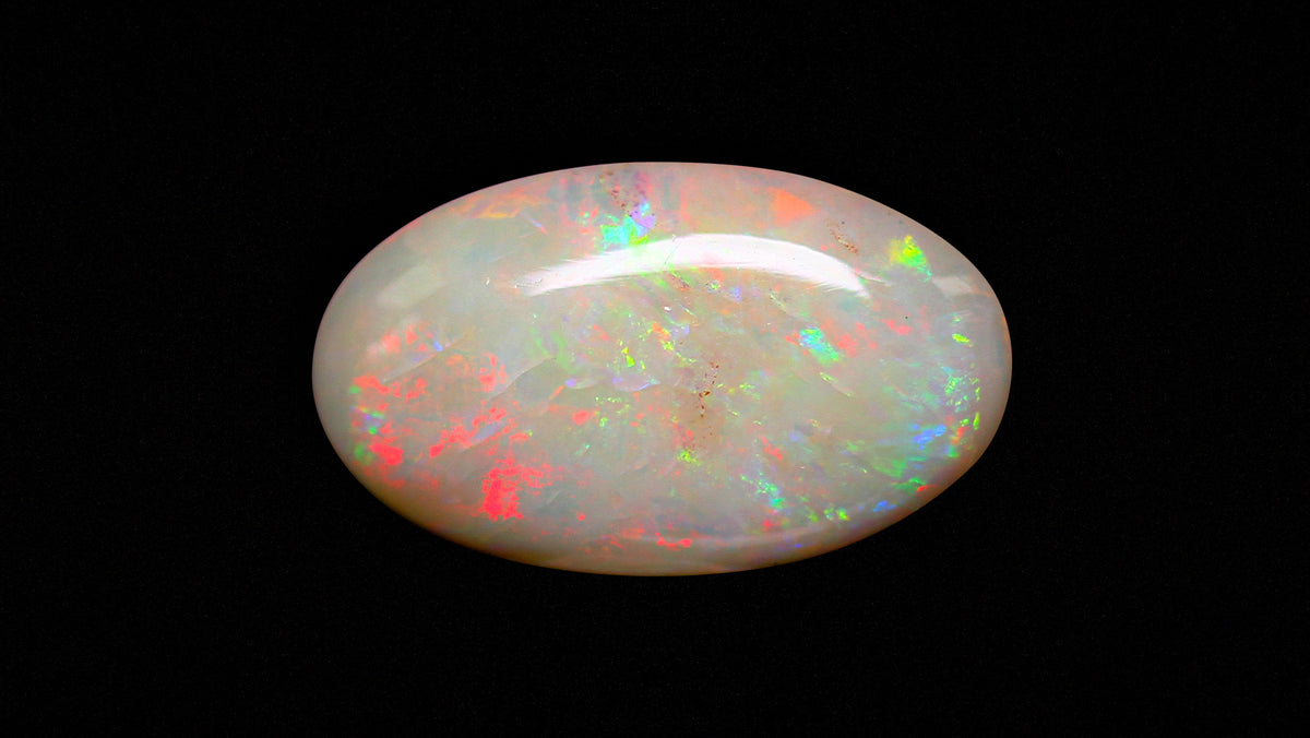White Opal With Fire 5.96 Carats / 7.73 Ratti