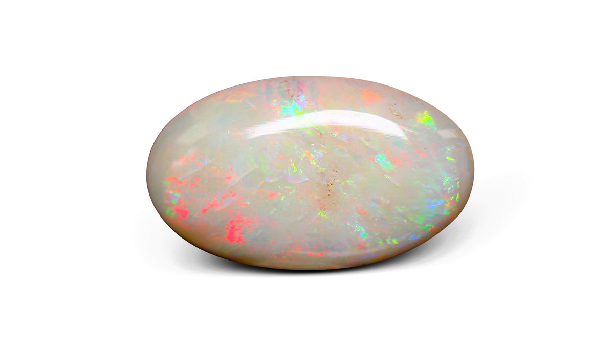 White Opal With Fire 5.96 Carats / 7.73 Ratti