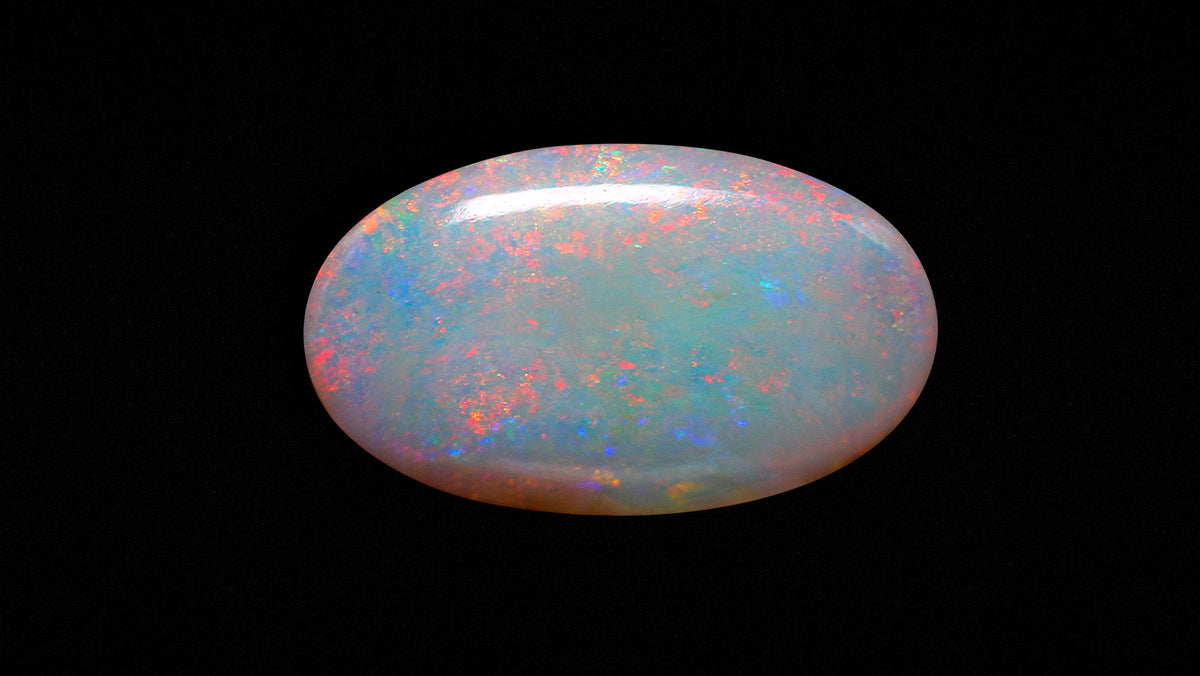 White Opal With Fire 5.49 Carats / 6.1 Ratti