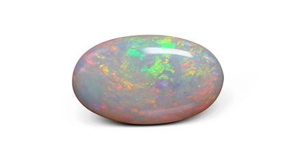 White Opal With Fire 5.49 Carats / 6.1 Ratti