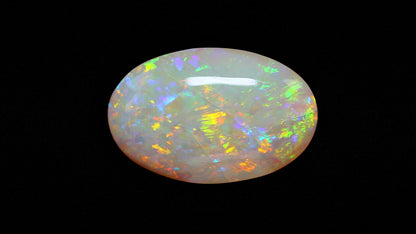 White Opal With Fire 6.61 Carats / 7.34 Ratti