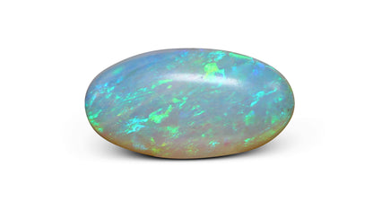 White Opal With Fire 6.44 Carats / 7.15 Ratti