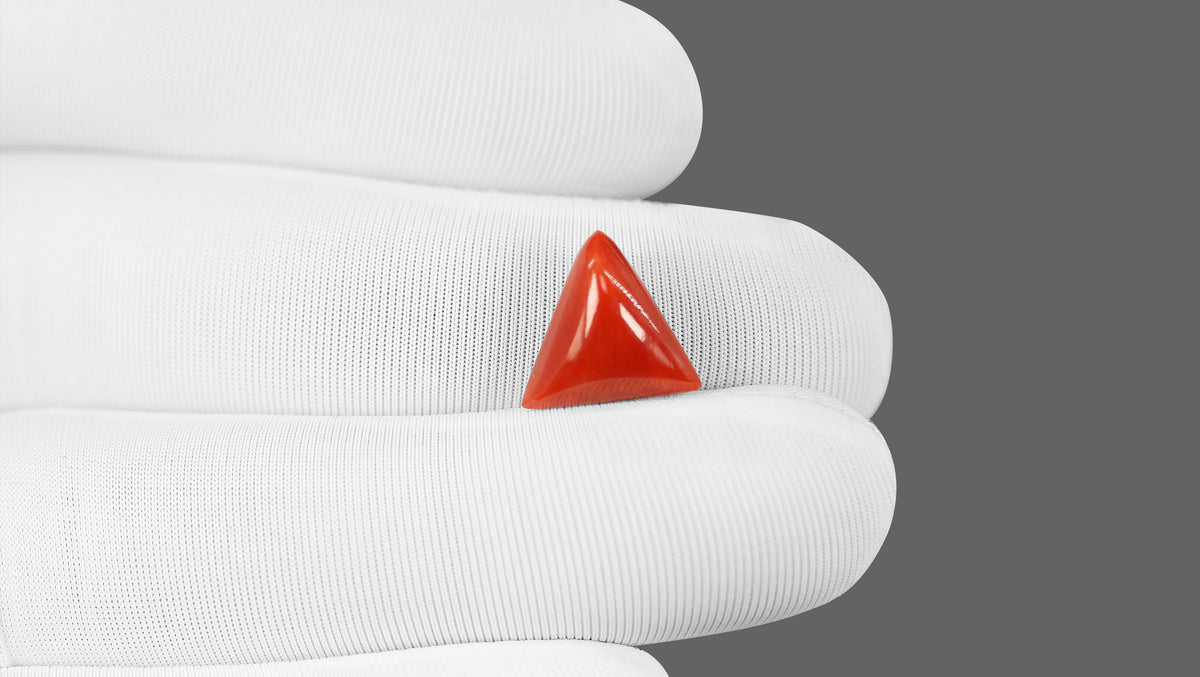 Italian Red Coral 5.64 Carats / 6.2 Ratti