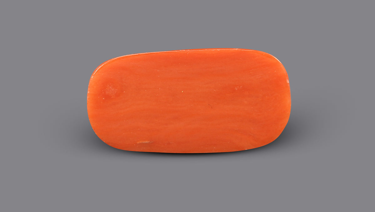 Italian Red Coral (Moonga) 6.62 Carats / 7.27 Ratti