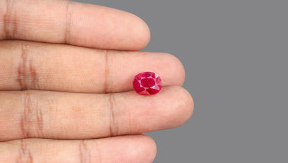 Madagascar Ruby (Manik) 5.69 Carats / 6.25 Ratti