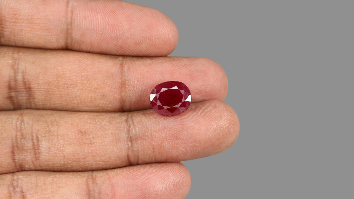 African Ruby (Manik) 6.55 Carats / 7.2 Ratti