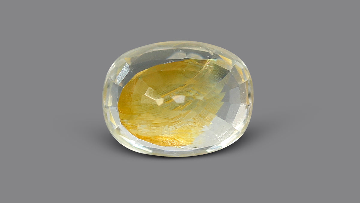 YELLOW TOPAZ 6.35 CARATS / 6.98 Ratti
