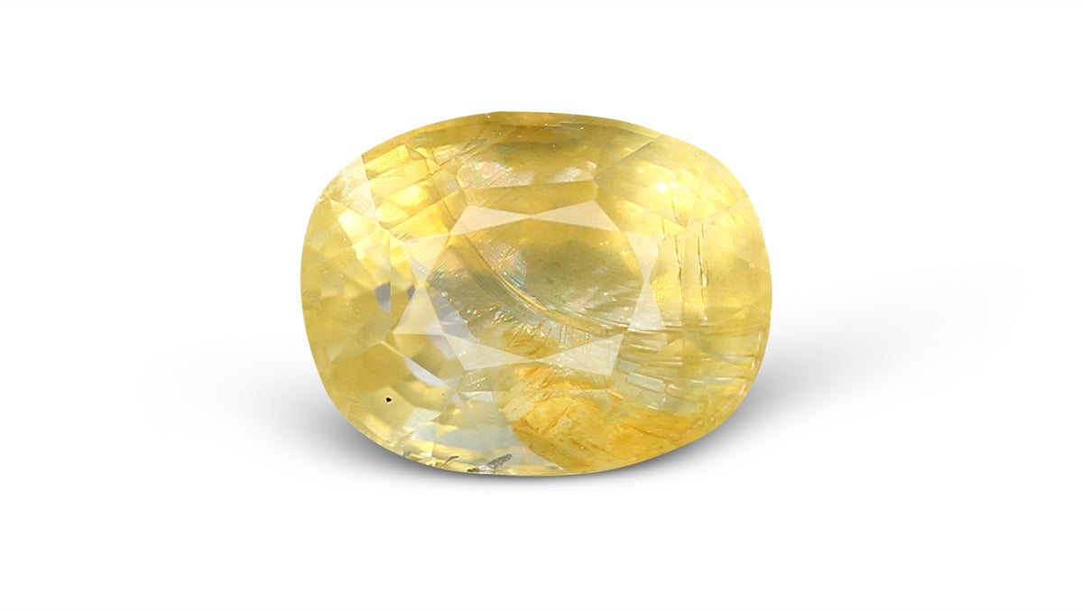 YELLOW TOPAZ 6.35 CARATS / 6.98 Ratti