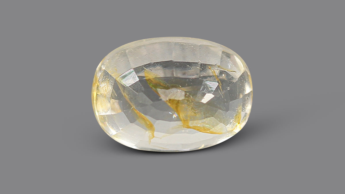 YELLOW TOPAZ 7.73 CARATS / 8.49 Ratti