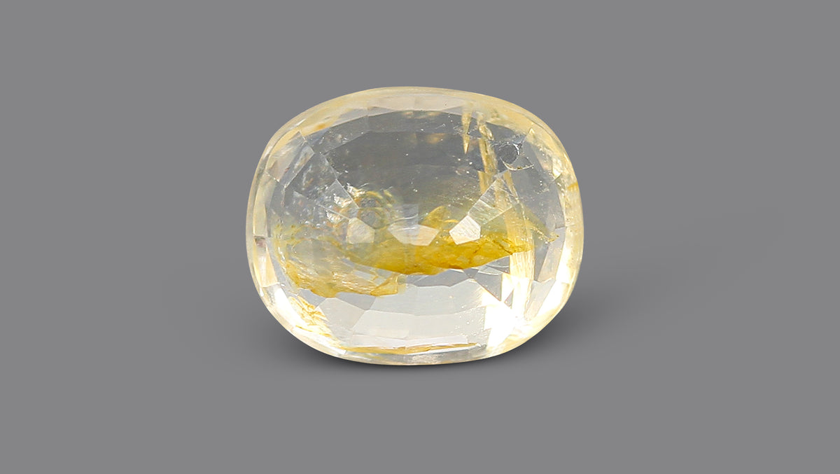 YELLOW TOPAZ 5.96 CARATS / 6.55 Ratti