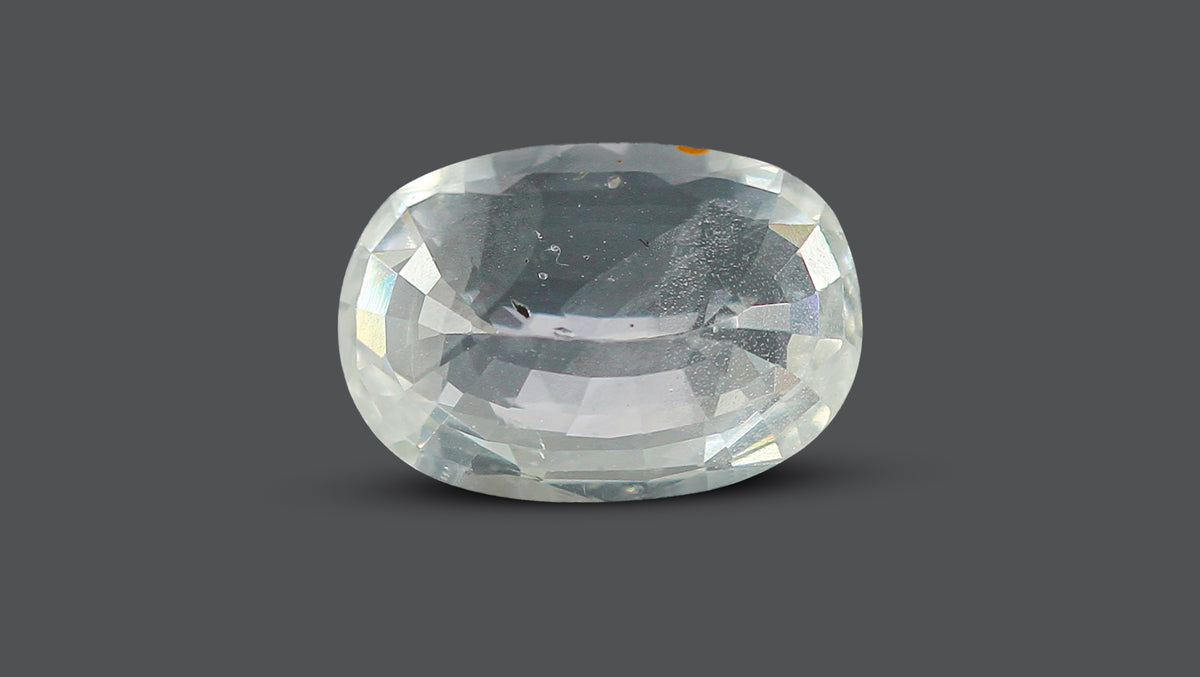 Natural White Sapphire 5.21 Carats / 5.73 Ratti