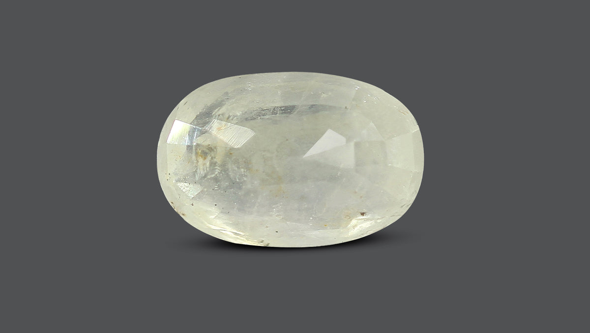 Natural White Sapphire 6.21 Carats / 6.82 Ratti