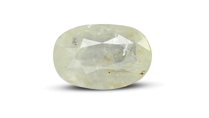 Natural White Sapphire 6.21 Carats / 6.82 Ratti