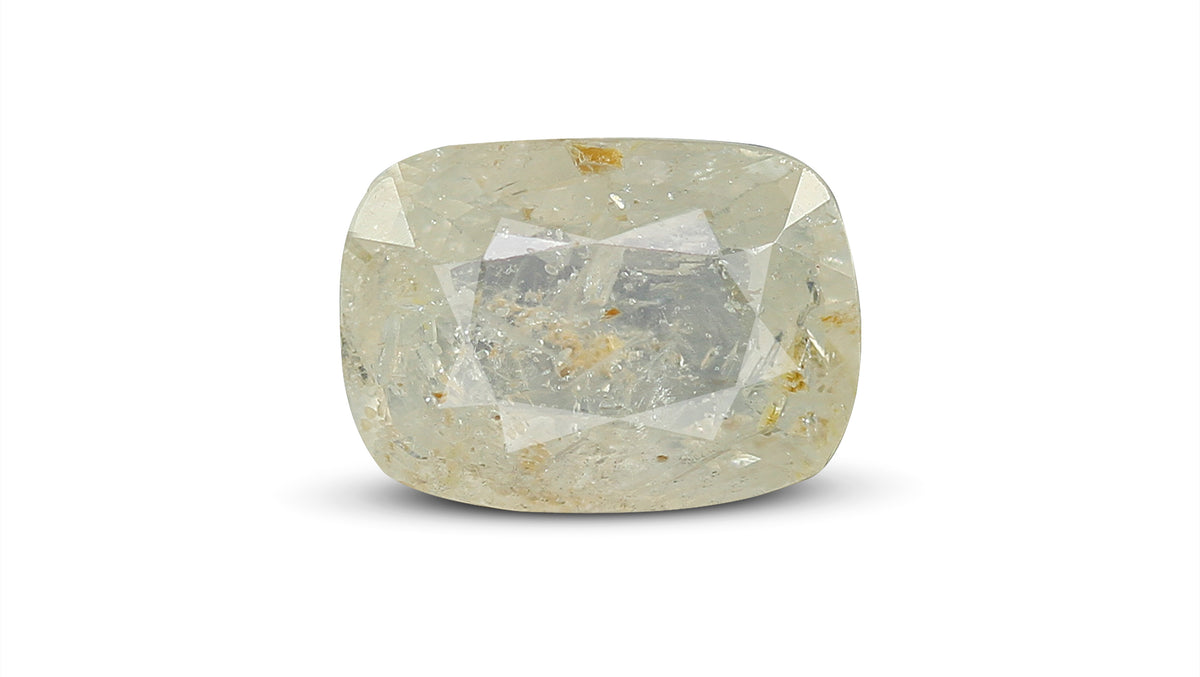 Natural White Sapphire 5.47 Carats / 6.01 Ratti