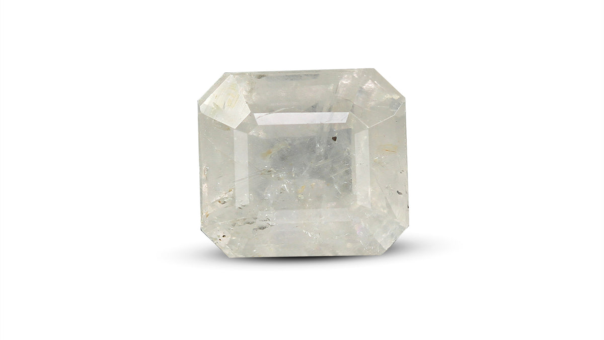 Natural White Sapphire 8.91 Carats / 9.79 Ratti