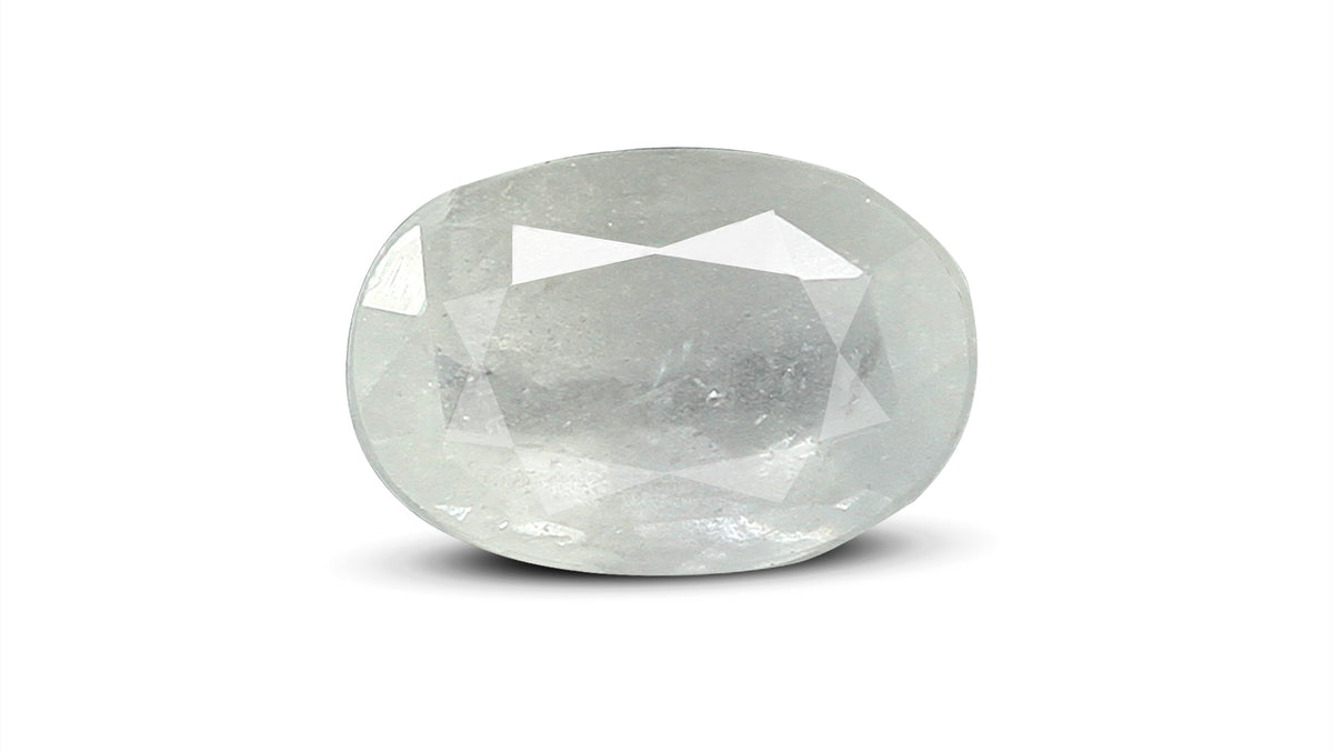 Natural White Sapphire 4.51 Carats / 4.96 Ratti