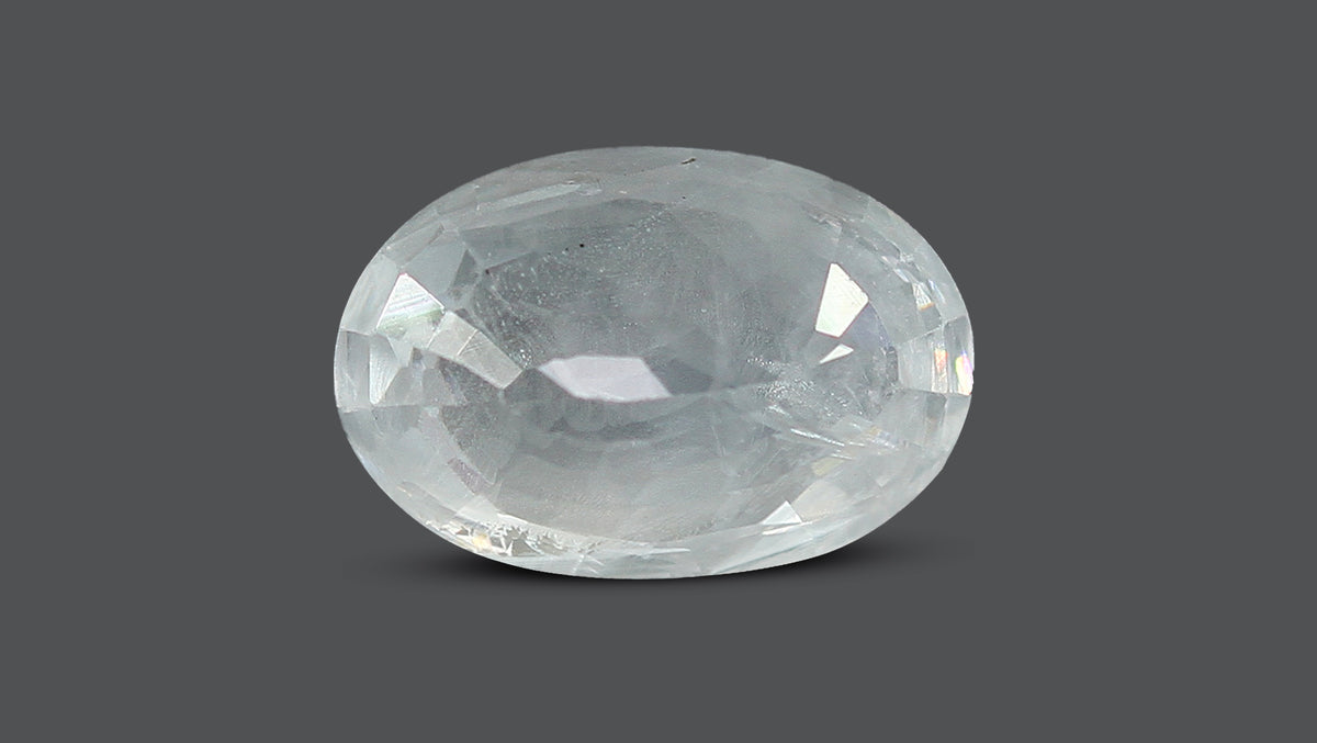 Natural White Sapphire 5.20 Carats / 5.71 Ratti