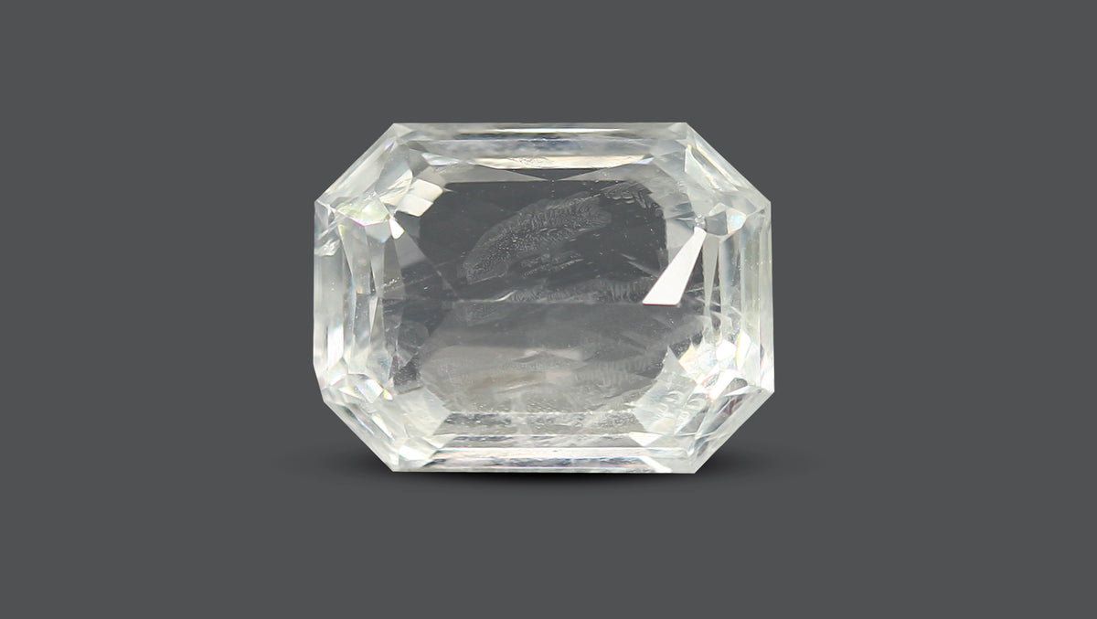 Natural White Sapphire 8.67 Carats / 9.53 Ratti