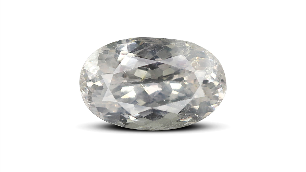 Natural White Sapphire 5.16 Carats / 5.67 Ratti