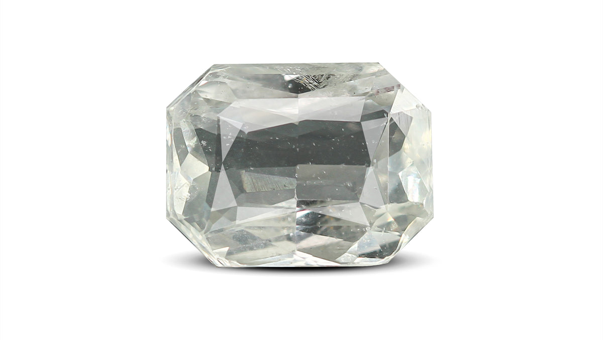 Natural White Sapphire 6.95 Carats / 7.64 Ratti