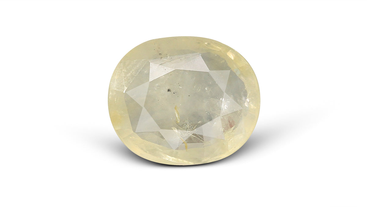 Natural Yellow Sapphire 5.65 Carats / 6.21 Ratti