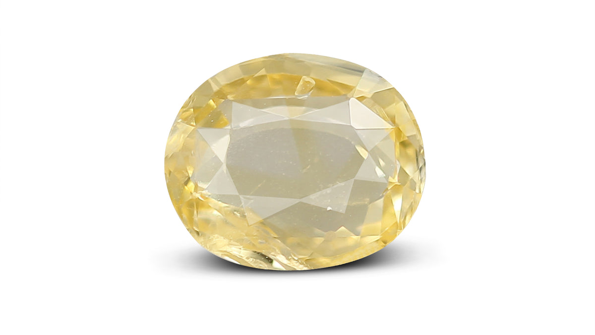 Natural Yellow Sapphire 2.51 Carats / 2.76 Ratti