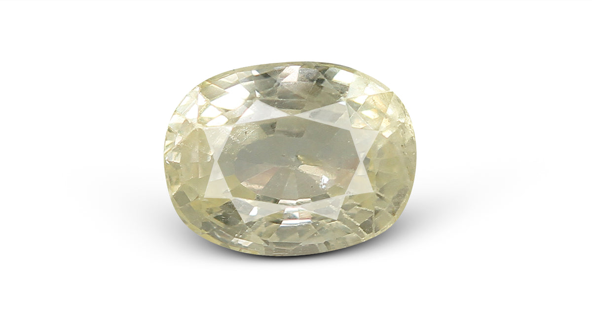 Natural Yellow Sapphire 3.94 Carats / 4.33 Ratti