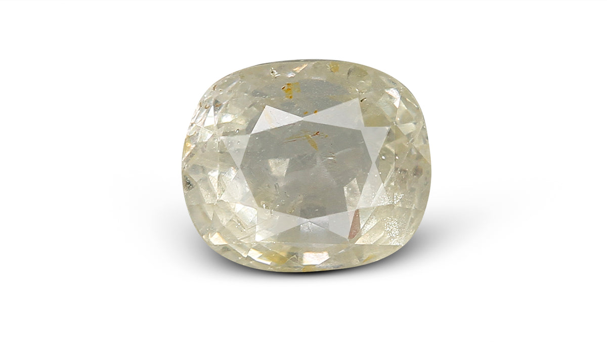 Natural Yellow Sapphire 6.13 Carats / 6.74 Ratti