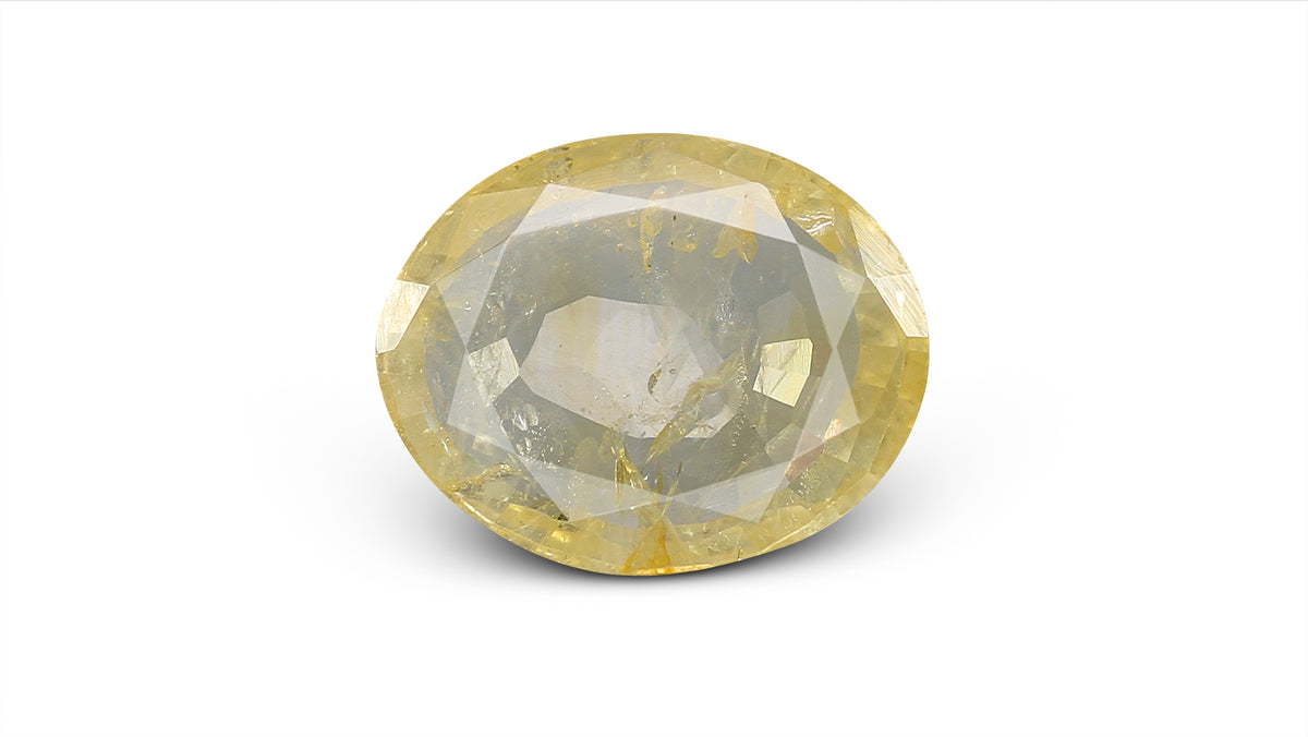 Natural Yellow Sapphire 5.67 Carats / 6.23 Ratti