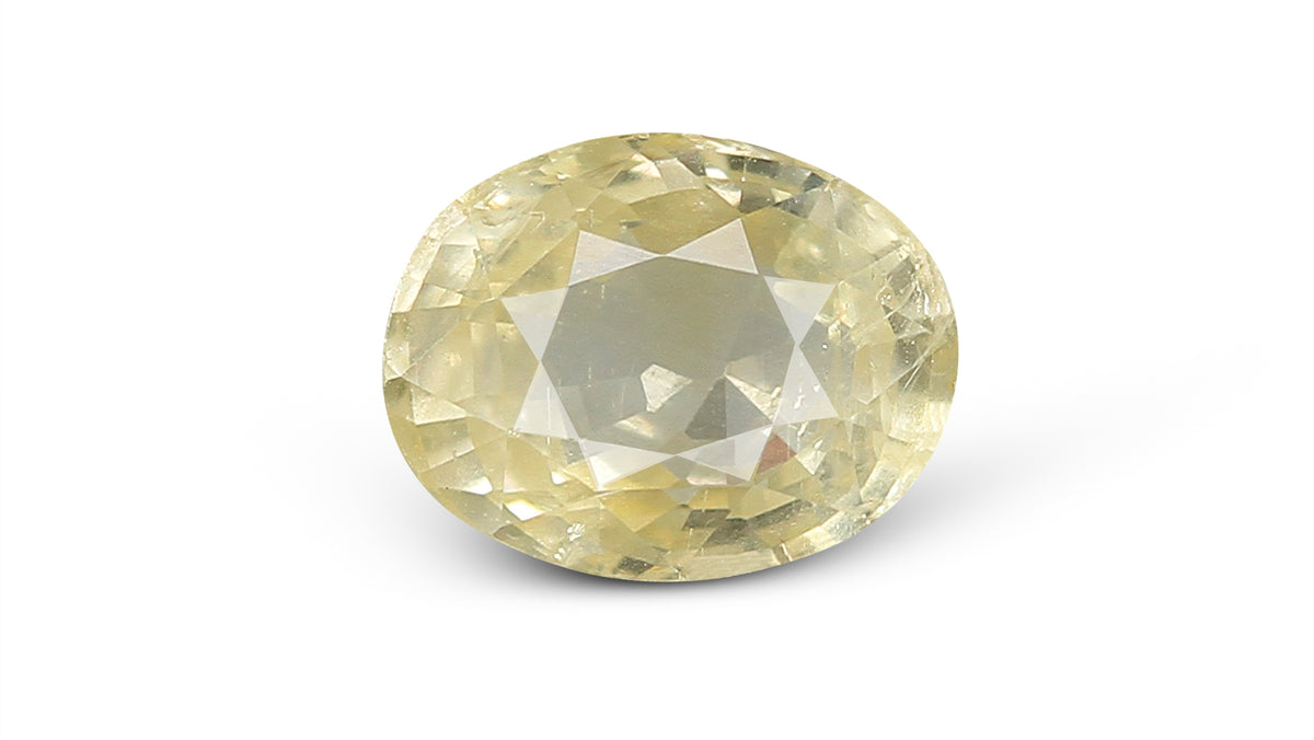 Natural Yellow Sapphire 2.63 Carats / 2.89 Ratti