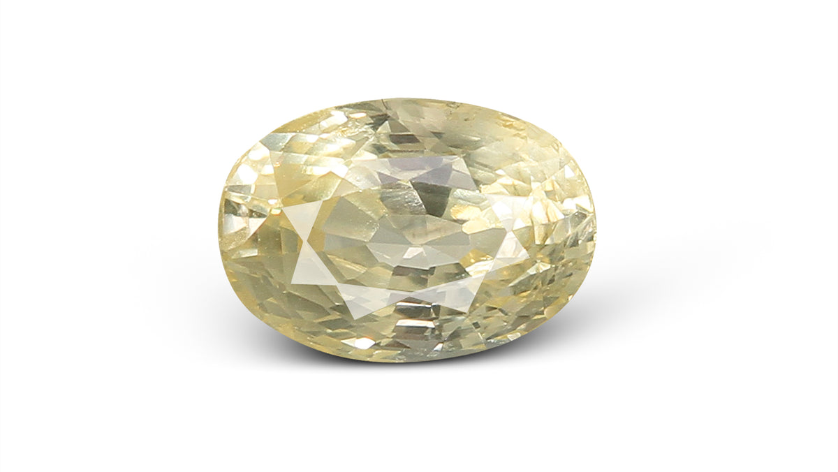 Natural Yellow Sapphire 2.49 Carats / 2.74 Ratti