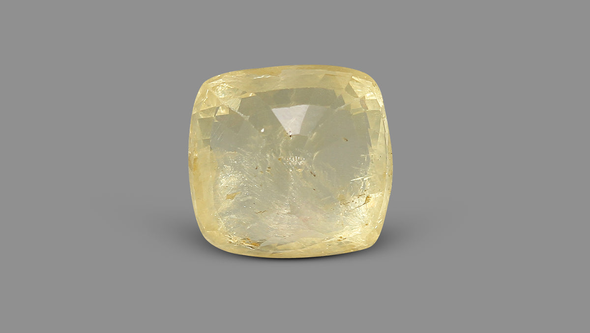 Natural Yellow Sapphire 7.35 Carats / 8.08 Ratti