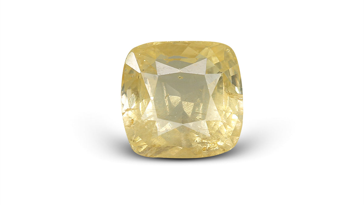 Natural Yellow Sapphire 7.35 Carats / 8.08 Ratti