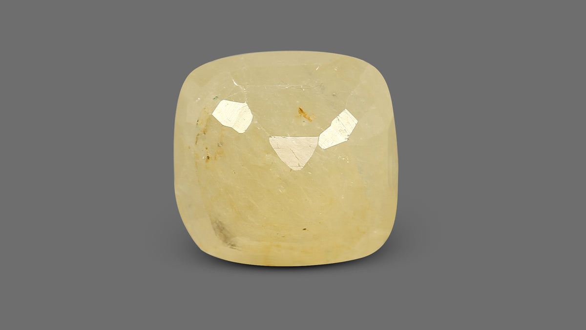 Natural Yellow Sapphire 10.03 Carats / 11.02 Ratti