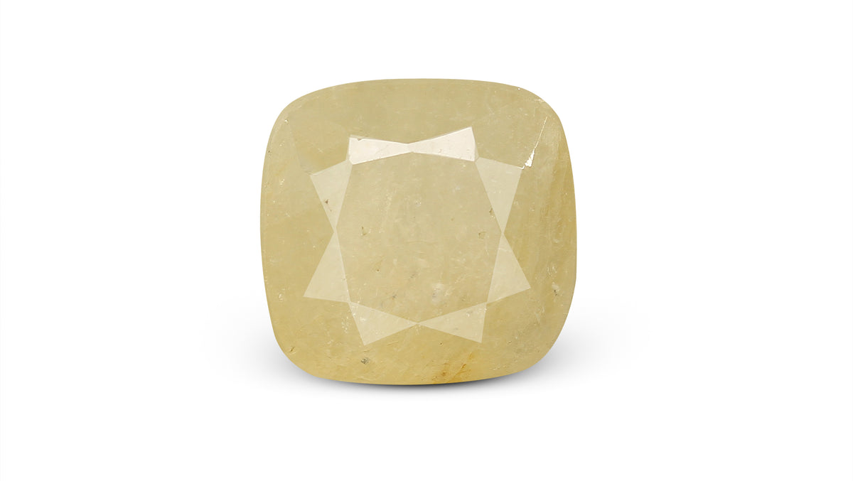 Natural Yellow Sapphire 10.03 Carats / 11.02 Ratti
