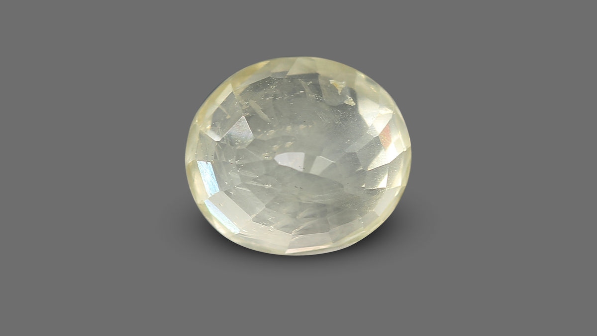 Natural Yellow Sapphire 7.41 Carats / 8.14 Ratti