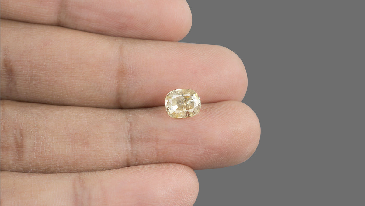 Natural Yellow Sapphire 3.16 Carats / 3.47 Ratti