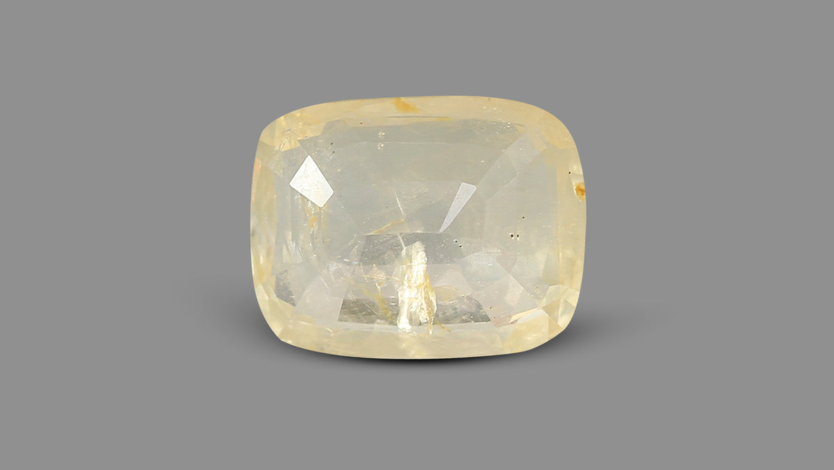 Natural Yellow Sapphire 5.98 Carats / 6.57 Ratti