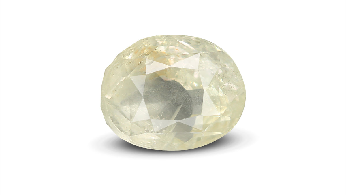 Natural Yellow Sapphire 6.91 Carats / 7.59 Ratti