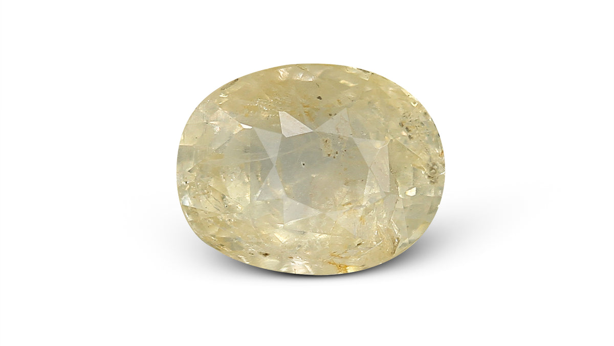 Natural Yellow Sapphire 6.46 Carats / 7.1 Ratti