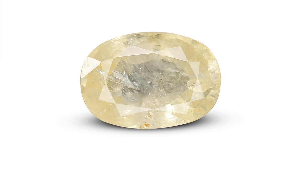 Natural Yellow Sapphire 7.58 Carats / 8.33 Ratti