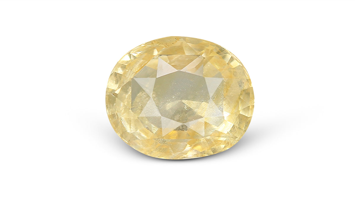 Natural Yellow Sapphire 7.54 Carats / 8.29 Ratti